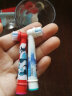 欧乐B（Oral-B） 儿童电动牙刷头适用欧乐b儿童款 DB4510K, D10, D12D100 冰雪+星球（2支装）（儿童牙刷通用） 实拍图