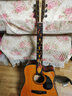 木叶民谣吉他指板贴纸网红抖音尤克里里个性装饰琴头贴花涂鸦吉他配件 火焰吉他款 实拍图