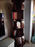 小匠材简易旋转书架可移动落地置物架客厅书柜展示架六层胡桃色 晒单实拍图