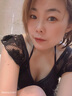 柯帛（KEBO）连体泳衣女 黑色蕾丝钢托聚拢性感遮肚显瘦平角裙式度假温泉泳衣 2067-黑色 M（85-102斤） 实拍图