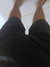 啄木鸟【两件装】冰丝短裤夏季男士薄款五分裤男运动宽松大码休闲沙滩裤 108黑色+108黑色 8XL 实拍图