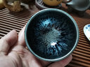 隐庐 李可明 纯手工冰裂纹汝瓷茶杯 汝州原矿汝窑主人杯精品单杯 冰裂海棠杯 实拍图