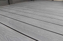 吉城帮塑木地板户外木塑长条防腐木阳台露台花园公园室外工程木栈道板材 在线压花-青灰色 实拍图