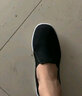 红青百年老北京布鞋男千层底传统布鞋黑色一脚蹬爸爸鞋透气防滑轻便工作鞋 经典布底【透气轻便】 46 【适合45的脚】 实拍图