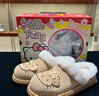 OLD ORDER【三丽鸥hellokitty联名】栗色厚底雪地靴女包头毛毛拖鞋 栗色Hellokitty 38 实拍图