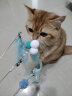 憨憨乐园猫玩具互动三件套幼猫猫咪逗猫棒玩具丝带流苏羽毛仙女棒玩具 实拍图