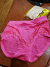 糖雅诗（Tangyashi）大码女士内裤女纯棉高腰胖妹妹内裤胖mm全棉底档加肥加大号短裤头 3264【4条】虾粉+豆粉+肤色+紫色 4XL(145-165斤) 实拍图