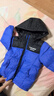 雪中飞【双面穿】儿童羽绒服冬季轻薄男女童面包服羽绒服银灰110cm 实拍图