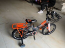 凤凰（Phoenix）儿童自行车宝宝脚踏车儿童折叠自行车3-8岁童车  陆寻   灰色16寸 实拍图