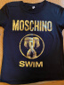 莫斯奇诺（moschino）女士火烈鸟系列黑色棉质圆领短袖T恤 1906 2103 0555 M 实拍图
