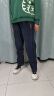 袋鼠直筒男牛仔裤春秋夏季男士阔腿休闲美式潮流学生宽松高端长裤子 怀旧蓝 XL /115-140斤 实拍图