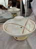 JAHE陶瓷酒精炉锅仔底座中式小火锅干锅酒店炖菜干烧砂锅家用干锅套装 三足酒精炉+浅煲 12寸 实拍图