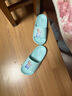 迪士尼儿童拖鞋女童拖鞋儿童防滑爱莎公主拖鞋宝宝拖鞋小孩拖鞋 浅蓝 实拍图
