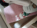 六指鼠无骨缝合中长筒儿童袜子女童女宝宝男童可爱秋冬季高筒精梳棉潮 95G雪花小兔珊瑚绒(加长加厚) 5双 均码 建议4-6周岁(袜标5-10岁) 实拍图