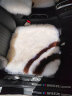 达令河汽车坐垫冬季纯羊毛澳洲皮毛一体加厚保暖长羊毛坐垫单个座椅垫套 Y75白色（四件套） 晒单实拍图