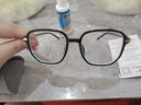 依目奇 ins风防蓝光眼镜男近视眼镜女小红书网红款韩版眼镜可配变色防雾 时尚黑 防蓝光1.61非球面镜片0-800度 度数留言 实拍图
