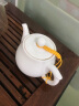 恒古（Heregur）青花陶瓷小号茶壶潮汕功夫茶具茶道配件茶器泡茶壶小容量家用单壶 纯白（200mL）小茶壶200ml 实拍图