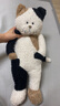 LIV HEART日本茶米猫玩偶公仔毛绒玩具猫咪睡觉抱枕娃娃生日礼物 茶米猫 M号（不含彩盒） 实拍图