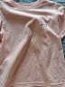 巴拉巴拉短袖男童装女上衣儿童t恤夏季多色款棉透气（婴小童） 棒棒T-粉红60068 100cm 实拍图