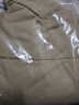 鸭鸭（YAYA）羽绒服男女同款冬季情侣装灯芯绒立领休闲百搭撞色鸭绒外套 卡其色 S (建议85-105斤) 实拍图