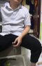 罗蒙短袖衬衫男士薄款条纹衬衫商务职业工装衬衣男装L82D08-15白 40 实拍图