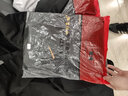 AETEL纯色厨师半身系绳围裙男女耐脏厨师工作服餐饮服务员围腰印绣字 实拍图