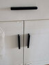 卡贝（cobbe） 衣柜拉手柜门拉手T型圆角现代简约抽屉橱柜子门把手家用 孔距96mm总长120-黑 实拍图