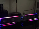惠普（HP）DHE-6002S有线蓝牙多媒体电脑音响手机台式笔记本电脑音响RGB发光桌面长条游戏低音炮音响 6002升级版四喇叭 实拍图