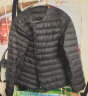 鸭鸭（YAYA）轻薄羽绒服女短款休闲内胆薄款冬季内搭保暖新国标外套KX 黑色 XL 实拍图