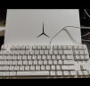 艾石头 FE 87 铁系列 机械键盘 87键游戏键盘 全键无冲 DIY磁吸上盖 阶梯键帽 白色 青轴 实拍图