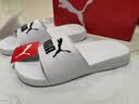 彪马（PUMA）户外沙滩运动拖鞋外出男女款夏季家居休闲凉鞋372279 白-黑色 02 39 实拍图