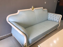 梦美斯宣美式轻奢真皮沙发组合欧式简约奢华ins风沙发实木沙发客厅 0910 高端轻奢沙发【三人位】 实拍图