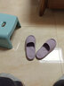 沐候日式高端EVA踩屎感凉拖鞋女夏季浴室洗澡防滑男士大码居家用 紫色-波浪按摩 39-40 （适合39-40） 实拍图