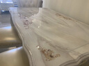 御尊匠心欧式大理石餐桌实木椅子组合长方形奢华家用高档雕花白色经济型 颜色联系客服备注 实拍图