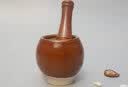 万松堂 蒜臼子家用捣蒜器陶瓷压蒜老式蒜蓉器蒜泥器手动研磨器蒜臼 老式捣蒜器 实拍图