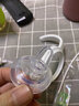 优爱心用于贝奶瓶宽口径奶瓶奶嘴转换器变吸管杯学饮杯配件 鸭嘴等5件套 白色（3代） 实拍图