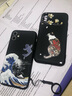 创为特 苹果手12机壳iphone12pro 12promax手机保护套浮雕男女款中国风防摔 苹果11【猫墨】 实拍图