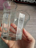 DELISOGA冰川纹玻璃杯家用水杯套装女高颜值加厚网红大口茶杯酒杯水壶杯子 把手-矮款-冰川杯300ml6只 实拍图