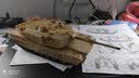 小号手1:72艾布拉姆斯主战坦克成人高难度手工制作拼装军事模型玩具男孩 1/72艾布拉姆斯坦克(升级版静态) 实拍图