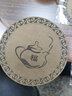 玉颐阁 鹿皮养壶垫 紫砂茶杯茶壶垫子 防滑隔热 功夫茶具配件 款三大号 直径14cm 实拍图