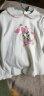 迪士尼(Disney)童装 女童娃娃领T恤纯棉长袖上衣春秋甜美打底衫米白4岁/身高110cm 晒单实拍图