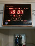 康巴丝（Compas）万年历北斗卫星自动对时电子钟时钟2025新款客厅学校挂墙壁挂 40*30节气数码黑色（普通款） 实拍图