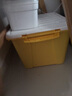 茶花（CHAHUA）茶花塑料收纳箱衣物整理箱35L58L68L多规格玩具整理箱储物 【黄色】 【58升*2个装】59.5*47.5*32.5cm 实拍图