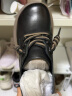 百丽牛津鞋女新款时尚溶解底鞋马丁皮鞋B0936DM2 黑色 35 实拍图