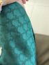 MO&Co.米奇系列含桑蚕丝美式球衣风收腰洋气连衣裙气质裙子女 墨绿色 M/165 晒单实拍图