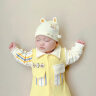 婧麒（JOYNCLEON）婴儿帽子0-3个月加厚婴幼儿男女宝宝棉新生儿胎帽秋冬季 黄色老虎_Jmz17778 0_3个月 晒单实拍图