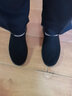 布瑞京老北京布鞋男网鞋飞织透气休闲鞋软底防滑轻便舒适中老年鞋老人鞋 黑色 春秋单鞋B33352 42 实拍图