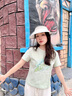 素锦初澜防晒帽子女夏季遮阳帽韩版防紫外线大檐遮脸太阳帽发箍UV空顶骑车 米色 UPF50+ 均码(55-60cm)含防风绳 实拍图