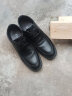 宜驰（EGCHI）商务休闲皮鞋子男士隐形内增高正装鞋 37929-G 黑色 40 实拍图