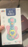 皇儿婴儿玩具摇铃手拍鼓有声会动宝宝手持新生儿3-6生日礼物男孩女孩 【灯光投影】樱花粉-吉他+电池 实拍图